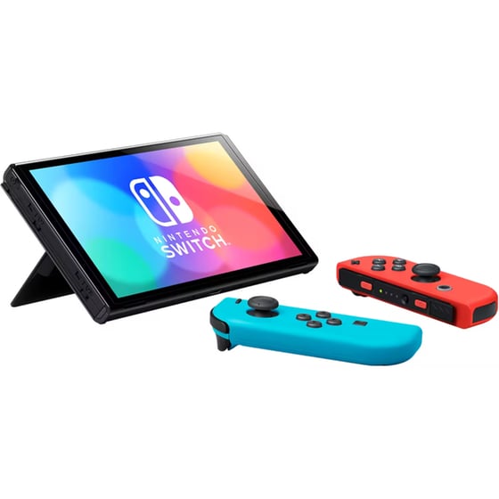 Nintendo Switch OLED Model Neon Blue/Neon Red & The Legend of Zelda: Tears of The Kingdom image 4