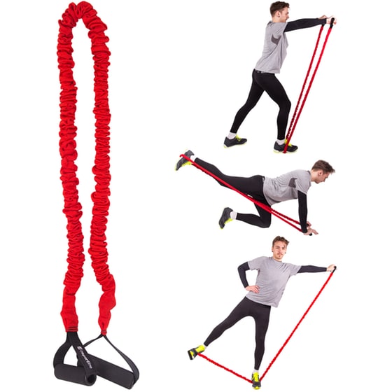 Λάστιχο Αντίστασης InSportline Heavy 130x1.1  cm Μέτριο - Κόκκινο image 1