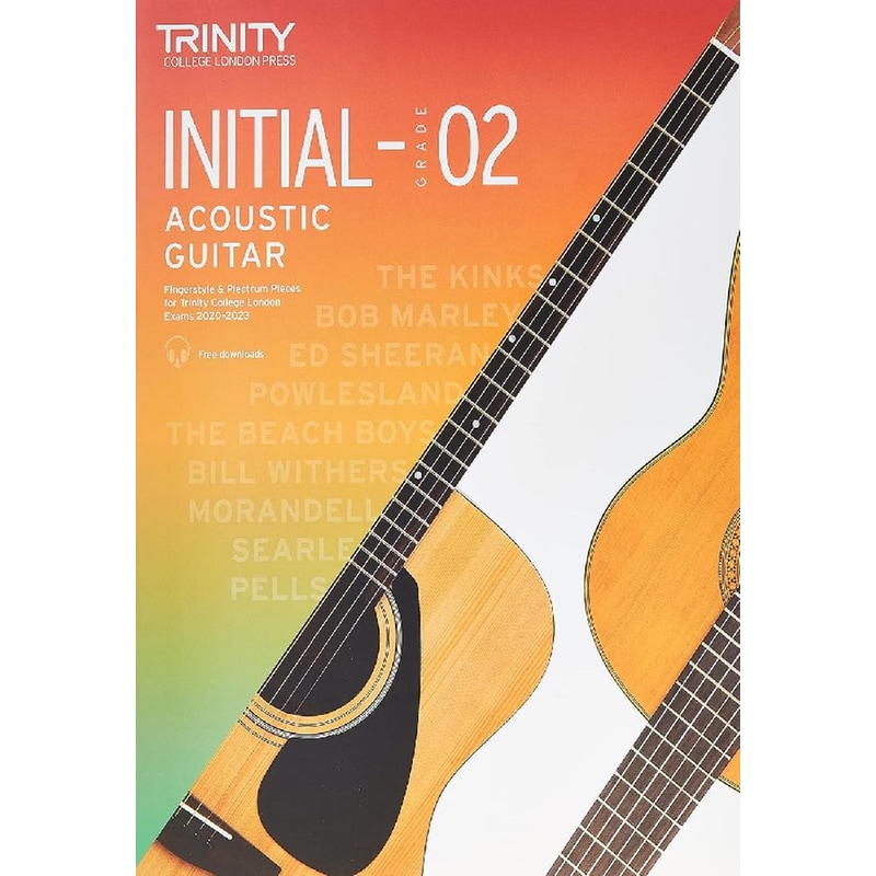 Trinity College London Acoustic Guitar Exam Pieces From 2020: Initial-Grade 2