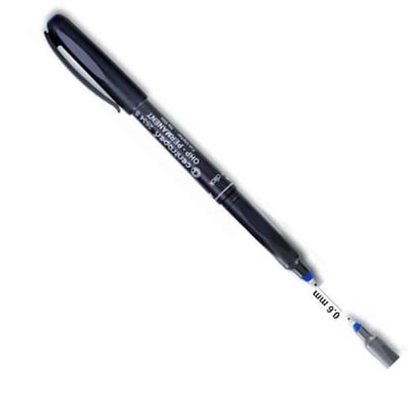 CENTROPEN Centropen Μαρκαδόρος Ανεξίτηλος Μπλε Fine 0,6mm