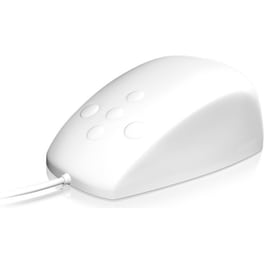 KeySonic KSM-3020M-W Ενσύρματο Ποντίκι Λευκό