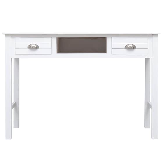 Γραφείο Μελέτης VidaXL από Ξύλο 110x45cm - Λευκό image 2