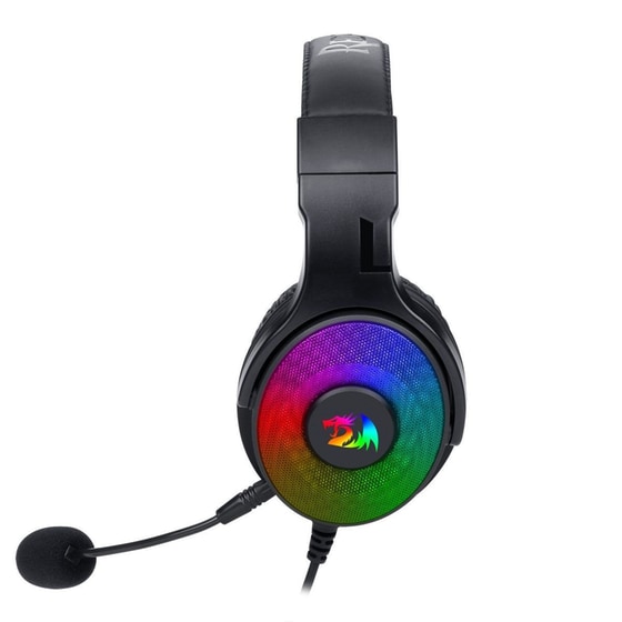 Redragon H350 Pandora Gaming Ενσύρματα Ακουστικά 3.5mm/USB με RGB Φωτισμό - Μαύρα image 2