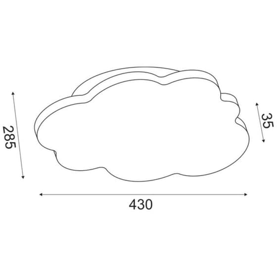 Παιδικό Φωτιστικό Τοίχου Led Aca Holma ZM44LEDW43W - Λευκό image 1