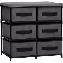 Ντουλάπι VidaXL από Ατσάλι με 6 Συρτάρια 55x29x55 cm - Γκρι