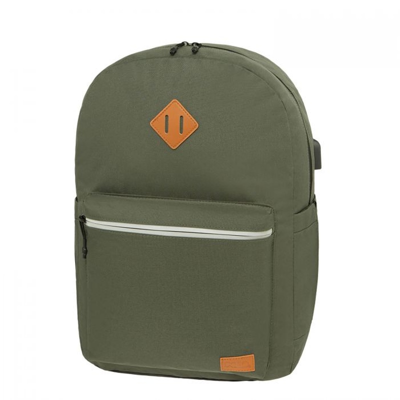 Τσάντα Πλάτης Polo Reflective Rpet Λαδί POLO