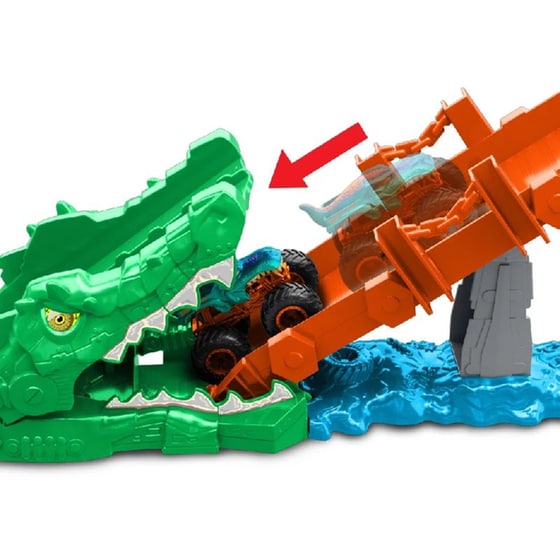 Πίστα - Εξόντωση Κροκόδειλου Hot Wheels Monster Trucks image 2