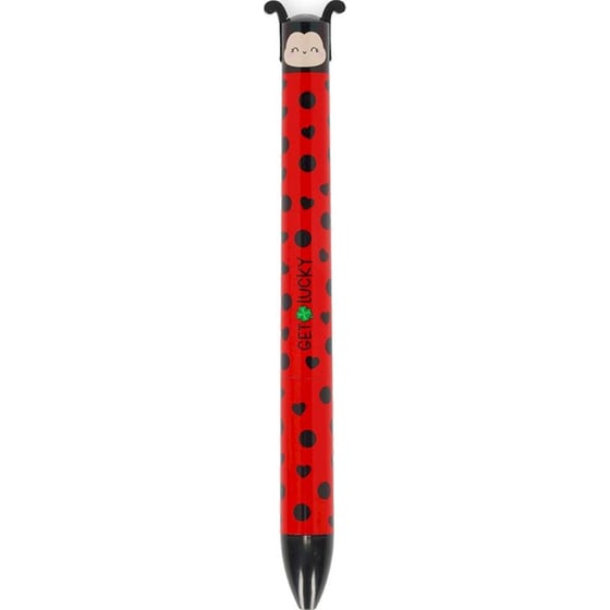 Στυλό Διαρκείας Legami Πασχαλίτσα Click & Clack 2 Χρώματα Ladybug 0.7 mm image 0