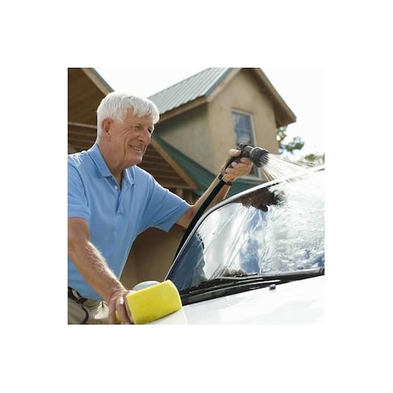 Εύκαμπτο Επεκτεινόμενο Λάστιχο Κήπου Έως 30 M Με Πιστόλι Ποτίσματος 7 Θέσεων Hoppline Hop1000957-3 image 4