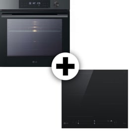 LG WS7D7631WB & CBIZ2435B InstaView™ 76 Lt Ανθρακί Εντοιχιζόμενος Φούρνος Άνω Πάγκου