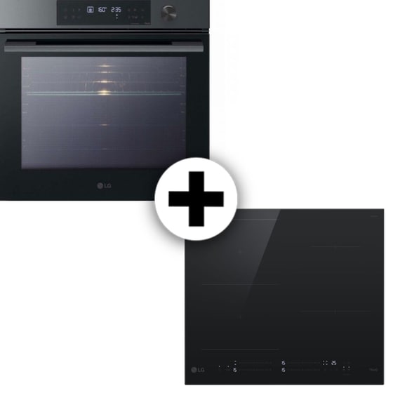 LG WS7D7631WB & CBIZ2435B InstaView™ 76 Lt Ανθρακί Εντοιχιζόμενος Φούρνος Άνω Πάγκου image 0