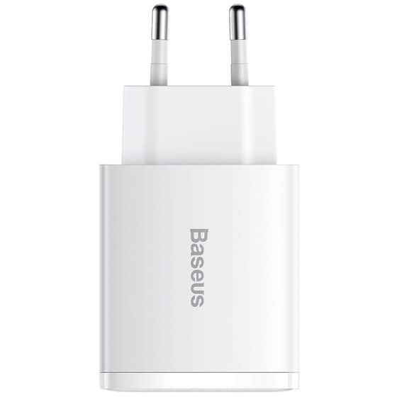Φορτιστής Πρίζας Baseus CCXJ-E02 Usb-C/2xUsb 30W - White image 2