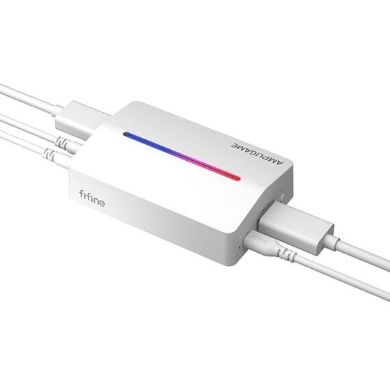 Fifine V3W  Capture Card για Streaming - Λευκό image 2