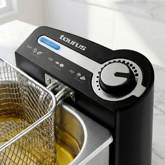 TAURUS PROFESSIONAL 2 PLUS 1700 W 2 L Ασημί Φριτέζα Λαδιού image 3