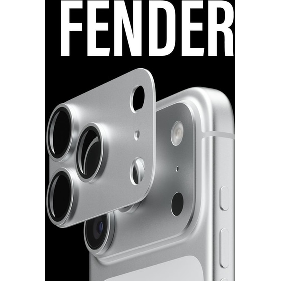 Προστατευτικό καμερών Apple iPhone 18 Pro - PanzerGlass Fender Camera Protector - Light Grey image 6