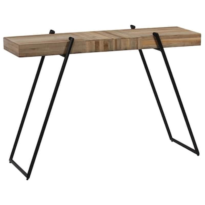 VIDAXL Κονσόλα Vidaxl από Ανακυκλωμένο Ξύλο Teak 120x35x81 cm - Καφέ