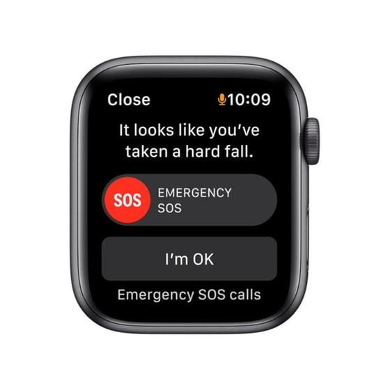 Apple Watch SE 40mm Aluminium Midnight Sport Band - Space Grey image 4