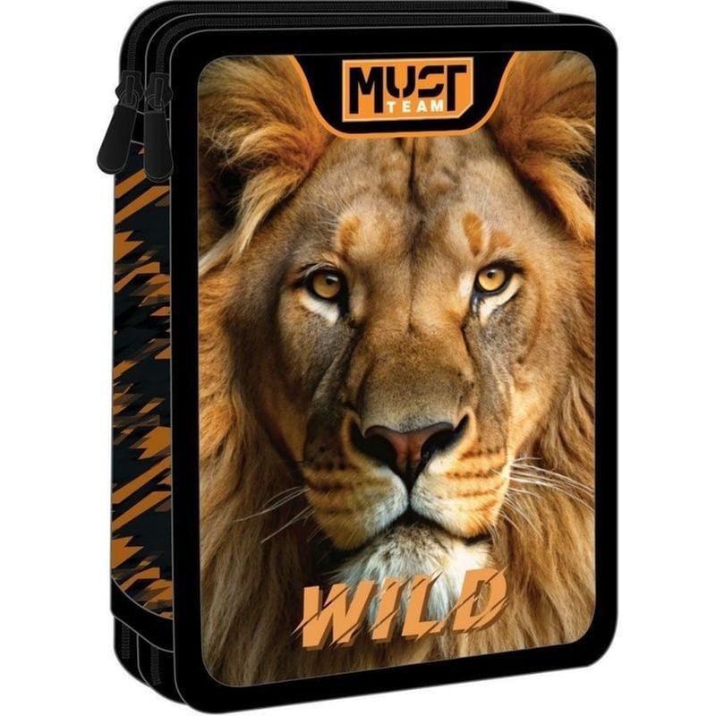 Κασετίνα Παραλληλόγραμμη Γεμάτη Must Team African Lion