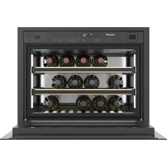 MIELE KWT 7112iGSWEU1 για 18 Μπουκάλια με LED φωτισμό Μαύρο Εντοιχιζόμενος Συντηρητής Κρασιών image 1