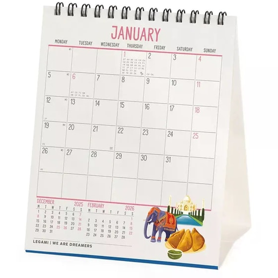 Ημερολόγιο Γραφείου Legami 2026 Lets Travel image 2