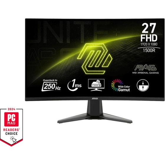 MSI MAG Series MAG 27C6X 27" VA Curved 250 Hz 1 ms image 0