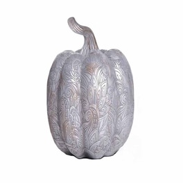 Διακοσμητικό Χώρου Espiel Κολοκύθα 16.5x16.5x25 cm - Ασημί