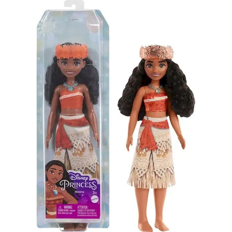 MATTEL Κούκλα Disney Princess Βαϊάνα Με Ρούχα Και Αξεσουάρ (HPG68)