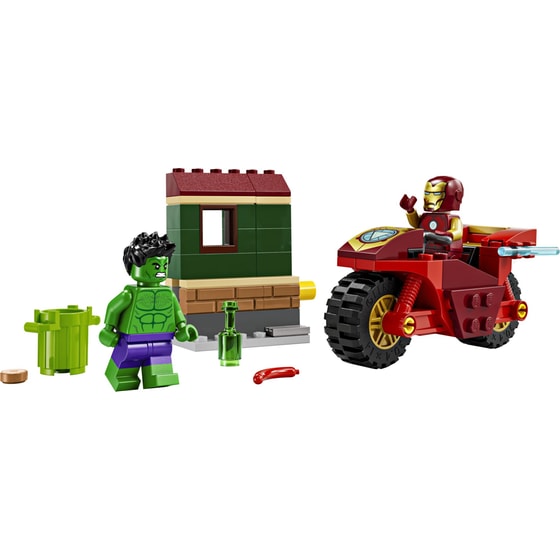 LEGO® Marvel Iron Man with Bike and The Hulk (76287) image 1