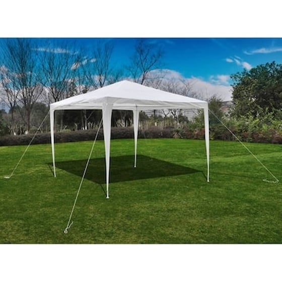 Κιόσκι Vidaxl Ατσάλι 3x3m - Λευκό image 5