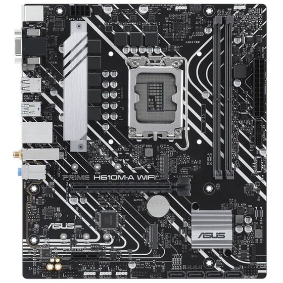 Asus Prime H610M-A WiFi Intel H610 Micro ATX με Socket Intel 1700 image 0