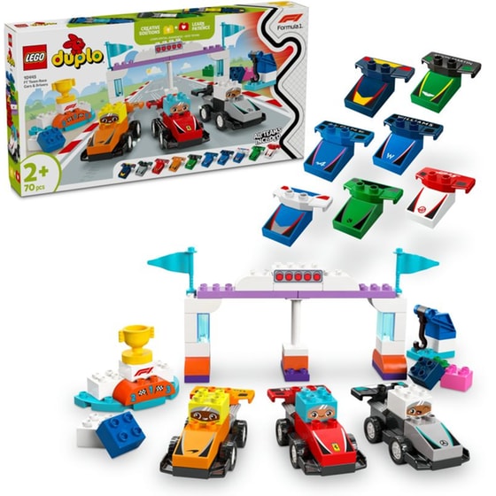 LEGO® Duplo F1® Team Race Cars & Drivers (10445) image 3