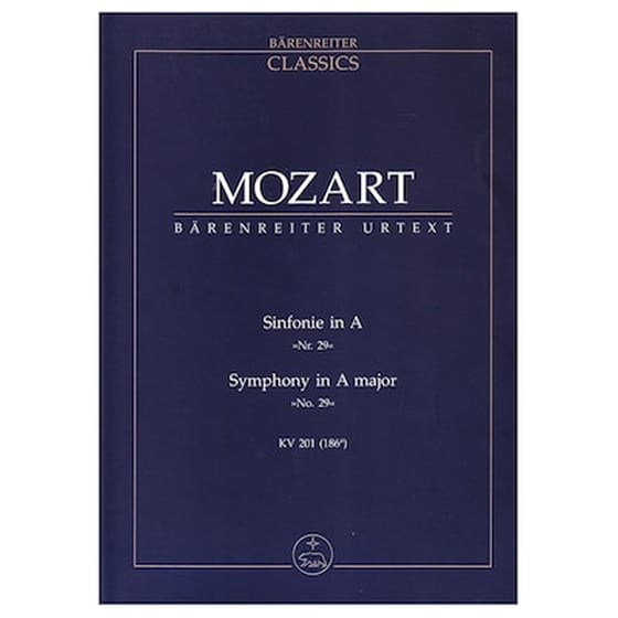 Βιβλίο Για Σύνολα Barenreiter Mozart - Symphony In A Major [pocket Score] image 0