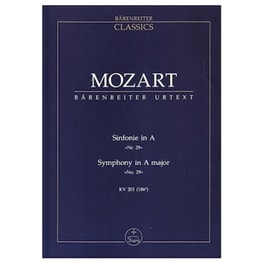 Βιβλίο Για Σύνολα Barenreiter Mozart - Symphony In A Major [pocket Score]