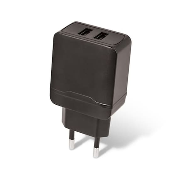 Φορτιστής Πρίζας Maxlife Mxtc-02 2x Usb 2.4A - Black image 3