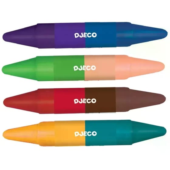 Σετ Ζωγραφικής Djeco με Μοτίβα και Κηρομπογιές Ζωάκια image 4