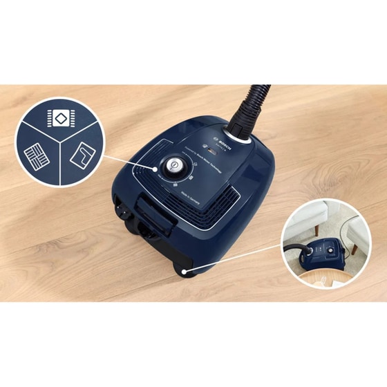 BOSCH BGL38BU1 600 W με Σακούλα 4 L Μπλε Ηλεκτρική Σκούπα image 2
