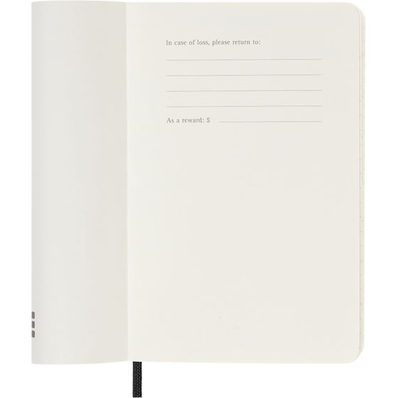 Ημερολόγιο Εβδομαδιαίο 2027 Moleskine 18Μ Pocket Softcover Μαύρο image 2