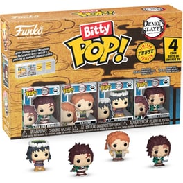 Funko Bitty Pop! 4-Pack: Demon Slayer - Tanjiro Kamado - Sabito - Makomo* (Mystery) Vinyl Figures