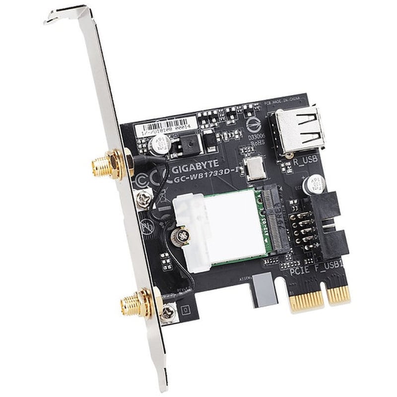 Αντάπτορας PCIe WiFi Gigabyte GC-WB1733D-I 1733Mbps με Bluetooth 5