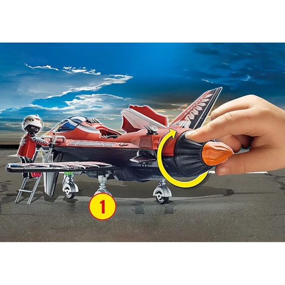 PLAYMOBIL® Air Stunt Show Τζετ Αετός (70832) image 5