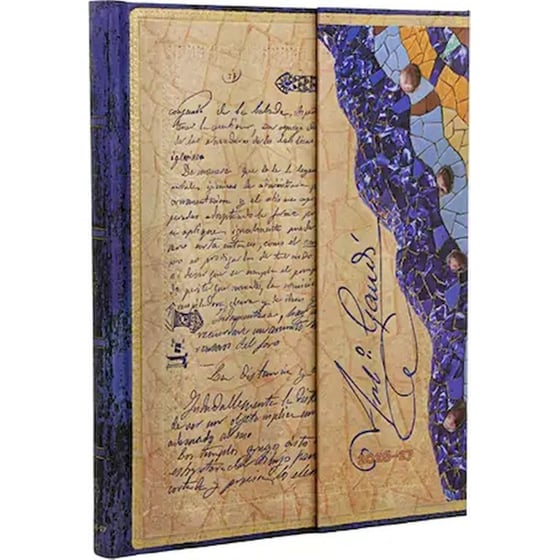 Ημερολόγιο Εβδομαδιαίο 2027 Paperblanks 18Μ Ultra Hardcover Antoni Gaudí Manuscrito de Reus image 0