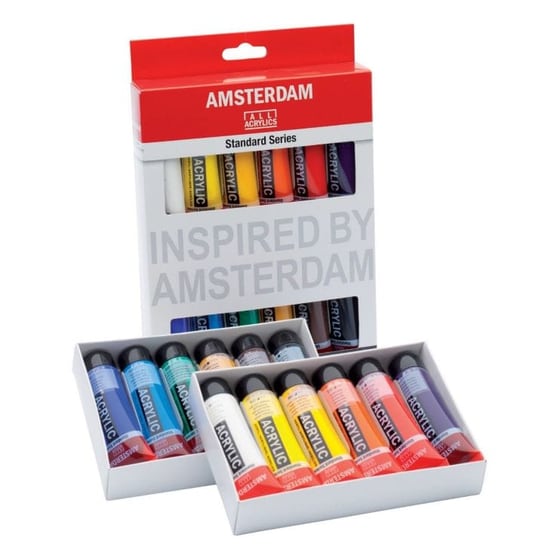 Χρώματα Ακρυλικά Talens Amsterdam 20Ml 12 Τεμάχια image 0