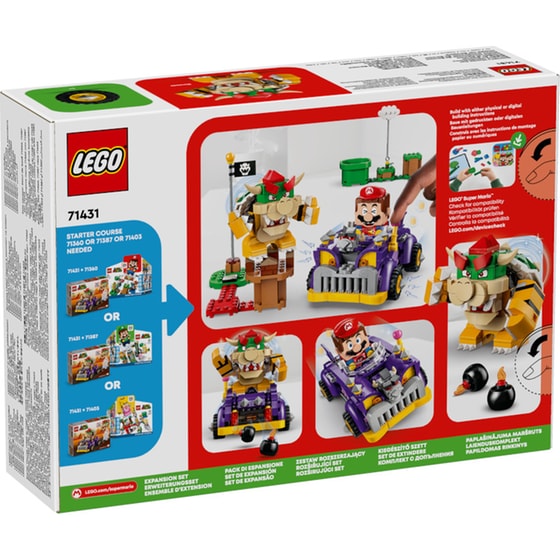 LEGO® Super Mario Bowser's Muscle Car Expansion Set (71431) image 4