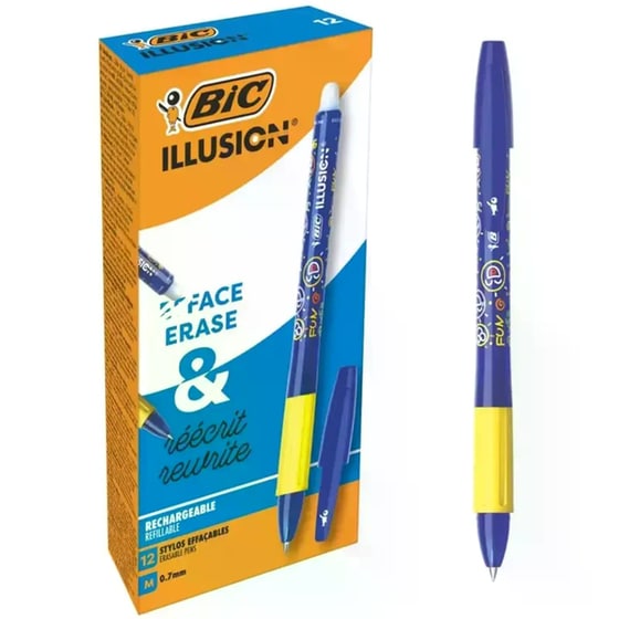 Στυλό Gel Bic Illus 0.7 mm Μπλε (1 Τεμάχιο) image 0