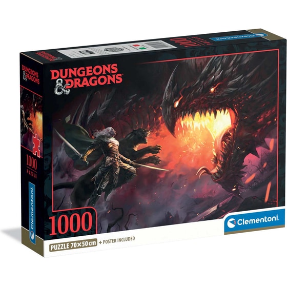 Παζλ Clementoni High Quality Collection Dungeons & Dragons - Compact Box (1000 Κομμάτια) image 0