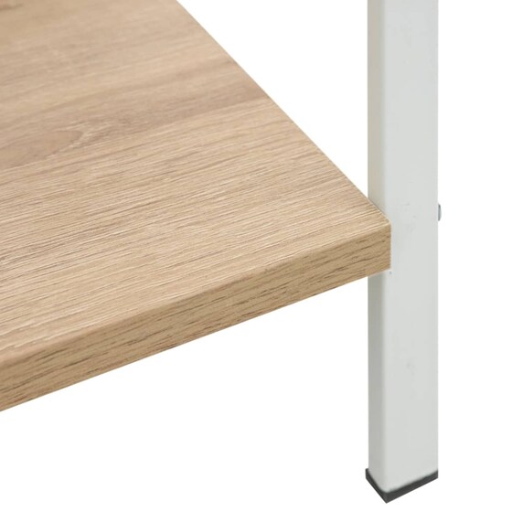 Βιβλιοθήκη VidaXL από Μέταλλο 60x27.6x158.5 cm - Καφέ image 5