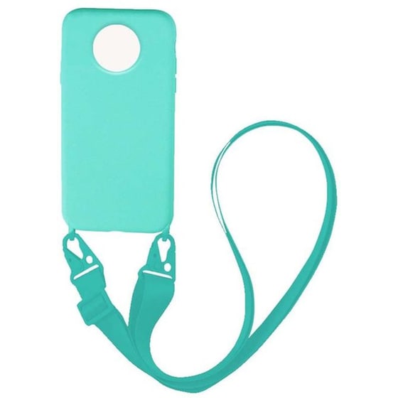Θήκη Xiaomi Redmi Note 9T - Sonique Carryhang Liquid Silicone Strap - Γαλάζιο image 0