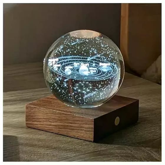 Κρυστάλλινη Σφαίρα Gingko 3D Laser Solar System image 1