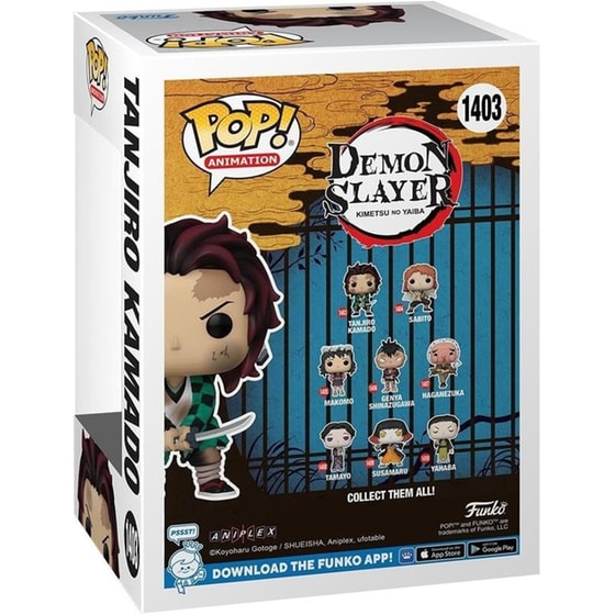 Funko Pop! Animation - Demon Slayer - Tanjiro Kamado #1403 image 2