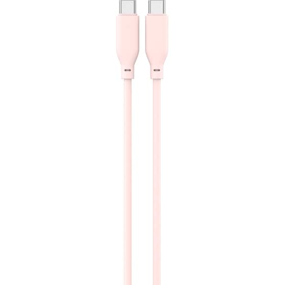 Καλώδιο Φόρτισης Tune TechFlex USB-C σε USB-C 1.5m - Pink image 1